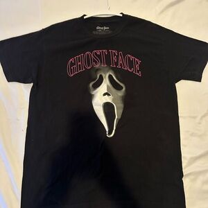 Ghost Face Graphic Black Tee